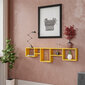 Seinähylly Asir, 120x32x17cm, keltainen hinta ja tiedot | Hyllyt | hobbyhall.fi