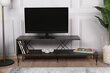 TV-teline Asir, 120x40x30cm, tummanruskea hinta ja tiedot | TV-tasot | hobbyhall.fi