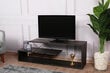 TV-teline Asir, 120x40x30cm, tummanruskea hinta ja tiedot | TV-tasot | hobbyhall.fi