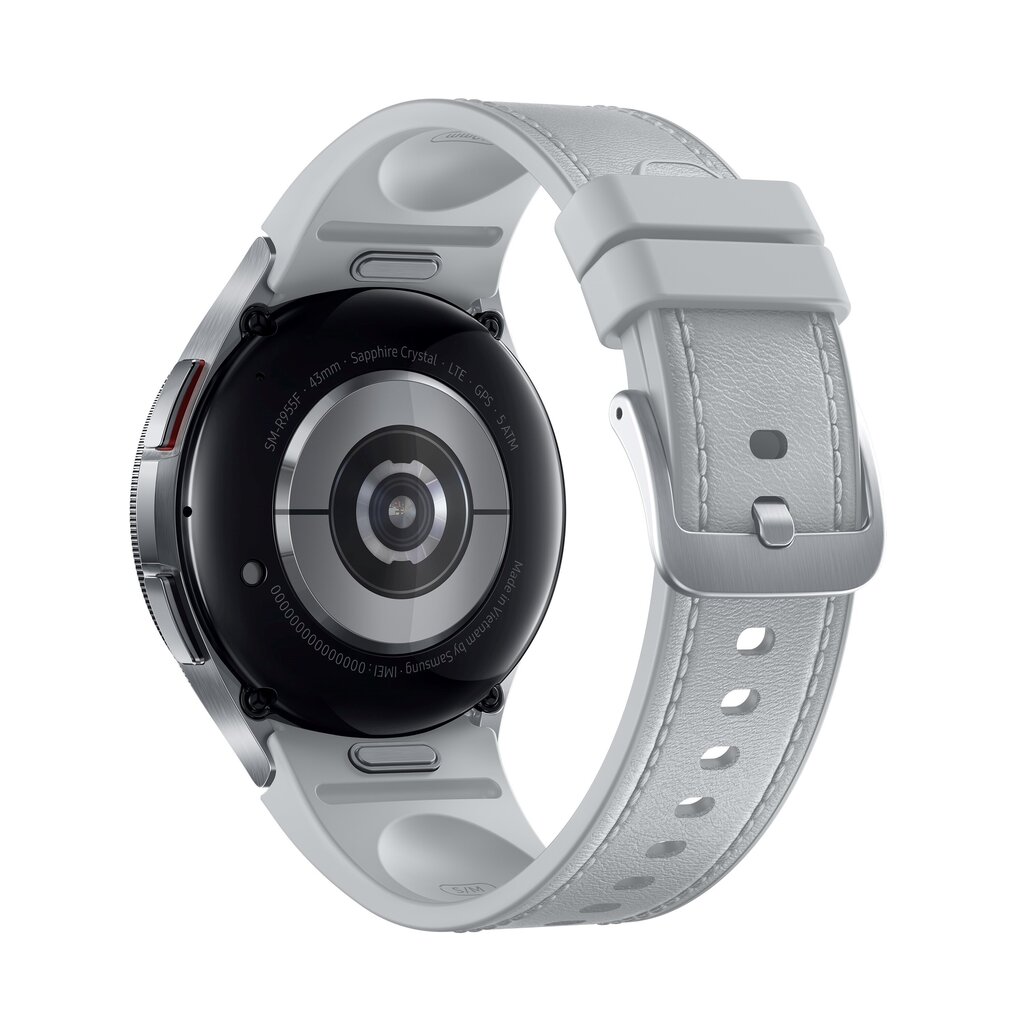 Samsung Galaxy Watch6 Classic 43mm LTE Silver SM-R955FZSAEUB hinta ja tiedot | Älykellot | hobbyhall.fi