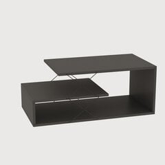 Sohvapöytä Asir, 100x40x50cm, musta hinta ja tiedot | Sohvapöydät | hobbyhall.fi