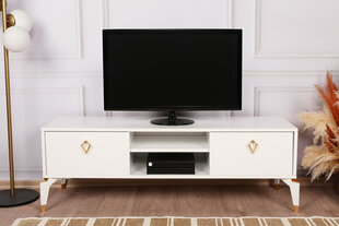 TV-jalusta Asir, 143x47x40cm, valkoinen hinta ja tiedot | TV-tasot | hobbyhall.fi