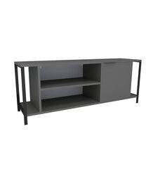 TV-teline Asir, 120x54x30cm, musta hinta ja tiedot | TV-tasot | hobbyhall.fi