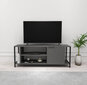 TV-teline Asir, 120x54x30cm, musta hinta ja tiedot | TV-tasot | hobbyhall.fi