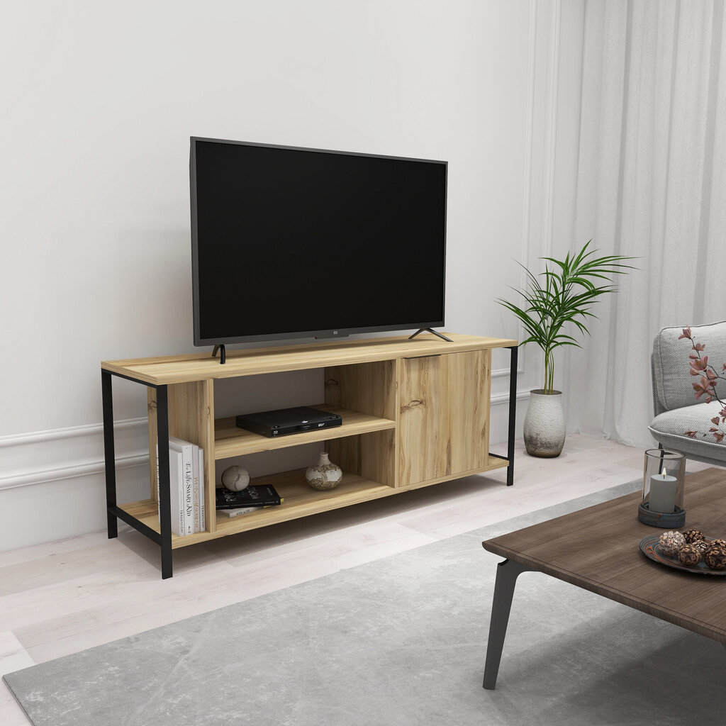 TV-teline Asir, 120x54x30cm, beige hinta ja tiedot | TV-tasot | hobbyhall.fi
