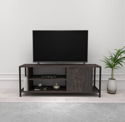 TV-teline Asir, 120x54x30cm, tummanruskea hinta ja tiedot | TV-tasot | hobbyhall.fi