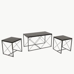 Sohvapöydät Asir, 100x52x50cm, musta hinta ja tiedot | Sohvapöydät | hobbyhall.fi