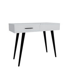 Pukeutumispöytä Asir, 90x80x45cm, valkoinen hinta ja tiedot | Peilipöydät | hobbyhall.fi