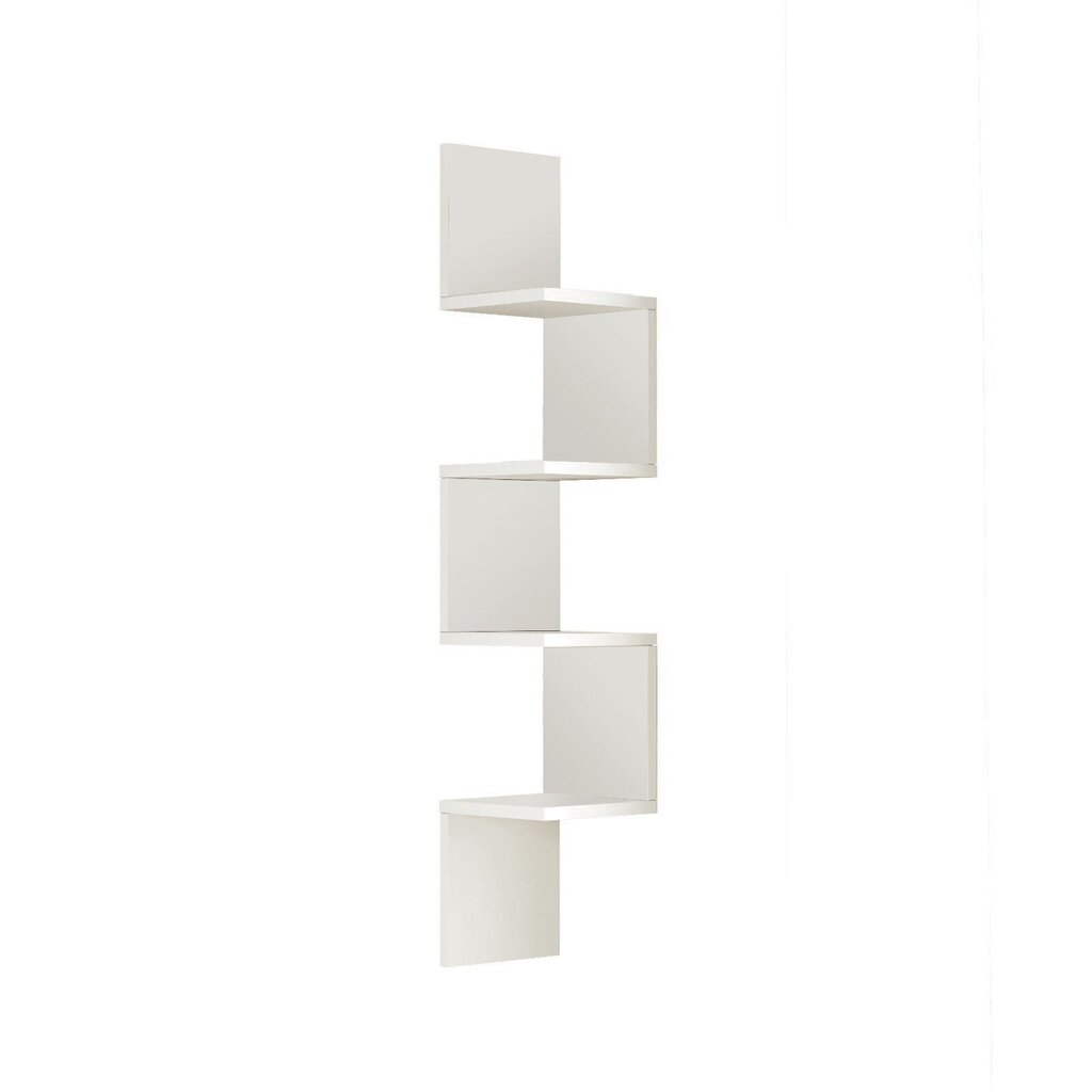 Seinähylly Asir, 22x117,2x22cm, valkoinen hinta ja tiedot | Hyllyt | hobbyhall.fi