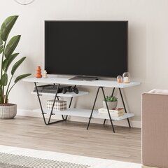 TV-taso Asir, 110x42x35cm, valkoinen hinta ja tiedot | TV-tasot | hobbyhall.fi