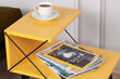 Yöpöytä Asir, 50x55x40cm, keltainen hinta ja tiedot | Yöpöydät | hobbyhall.fi