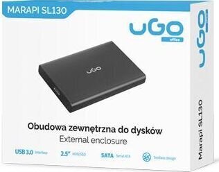 uGo UKZ-1531 hinta ja tiedot | Ulkoisten kovalevyjen kotelot | hobbyhall.fi