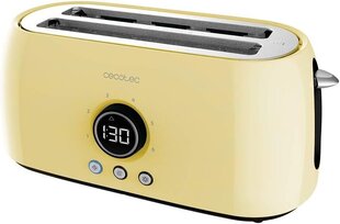 Cecotec Digital Toaster ClassicToast 15000 Yellow Extra Double hinta ja tiedot | Leivänpaahtimet | hobbyhall.fi