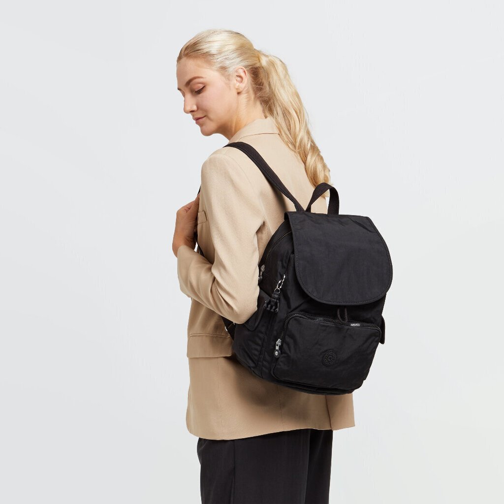 Kipling City Pack -reppu, musta hinta ja tiedot | Urheilukassit ja reput | hobbyhall.fi