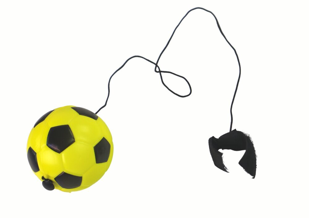Pallo kuminauhassa 6 cm, keltainen hinta ja tiedot | Kehittävät lelut | hobbyhall.fi