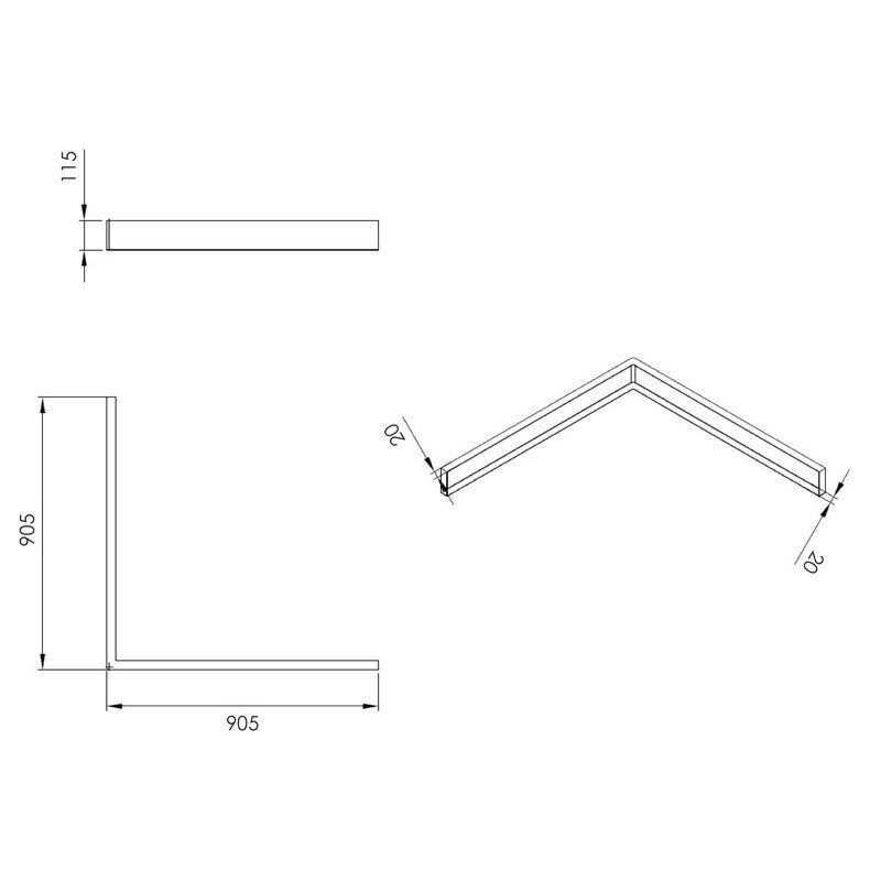 Etupaneeli suihkualtaan viimeistelyyn Square 90x90 hinta ja tiedot | Suihkualtaat | hobbyhall.fi