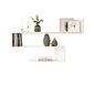 Seinähylly Asir, 120x71,4x14,5cm, valkoinen hinta ja tiedot | Hyllyt | hobbyhall.fi