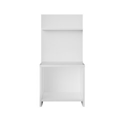 Yöpöytä Asir, 44,5x90x39,8cm, valkoinen hinta ja tiedot | Yöpöydät | hobbyhall.fi