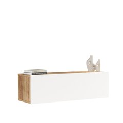 TV-teline Asir, 100x29,1x29,6cm, valkoinen ja beige hinta ja tiedot | TV-tasot | hobbyhall.fi