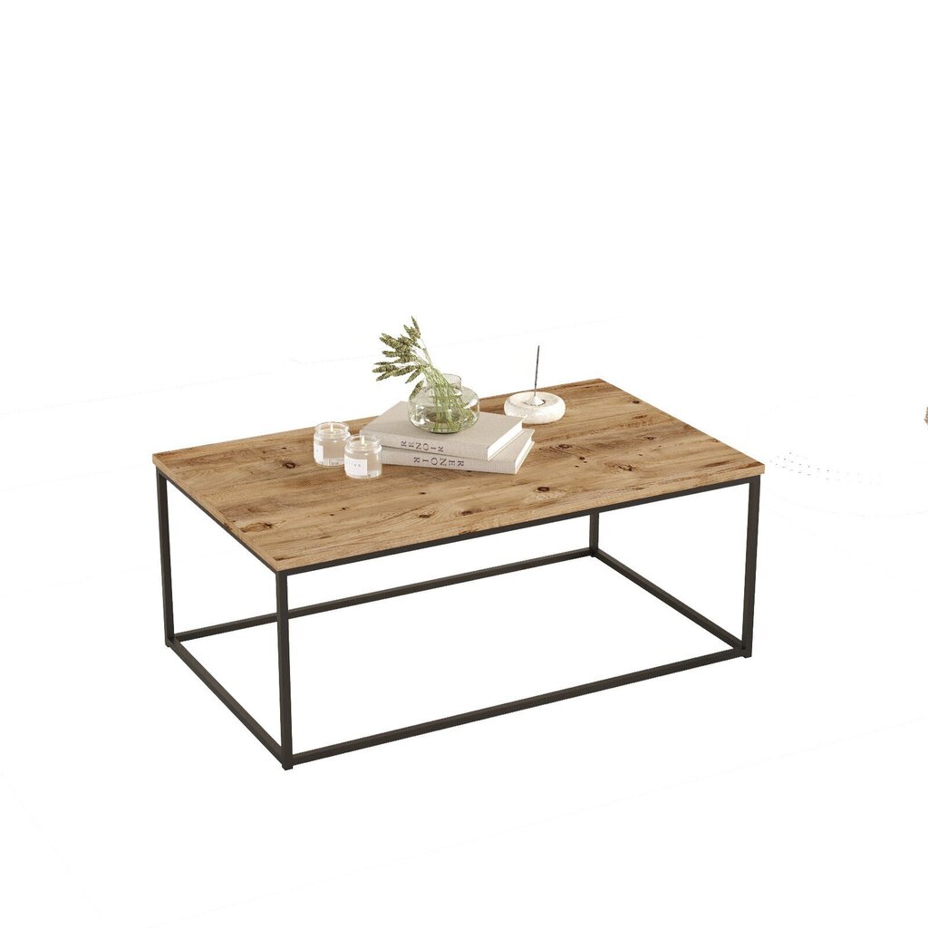 Sohvapöytä Asir, 100x40x60cm, beige hinta ja tiedot | Sohvapöydät | hobbyhall.fi