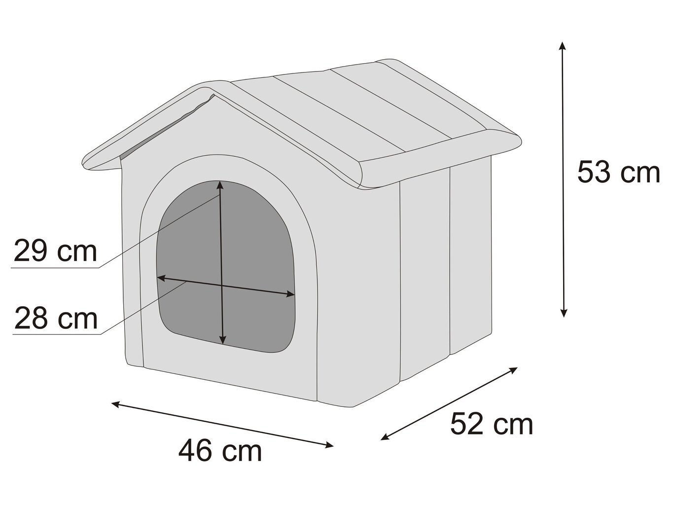 Hobbydog peti Grafiitti Ecolen R3, 46x52 cm hinta ja tiedot | Pedit ja pesät | hobbyhall.fi