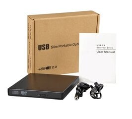 Ulkoinen asema USB 2.0/3.0 CD/DVD ROM hinta ja tiedot | Zenwire Tietokoneet ja pelaaminen | hobbyhall.fi