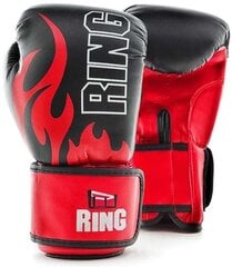 Nyrkkeilyhanskat Ring Fire (RR-15) 8 oz, musta/punainen hinta ja tiedot | Kamppailulajit | hobbyhall.fi