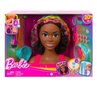 Barbie Styling Head Neon Rainbow kiharat hiukset hinta ja tiedot | Tyttöjen lelut | hobbyhall.fi