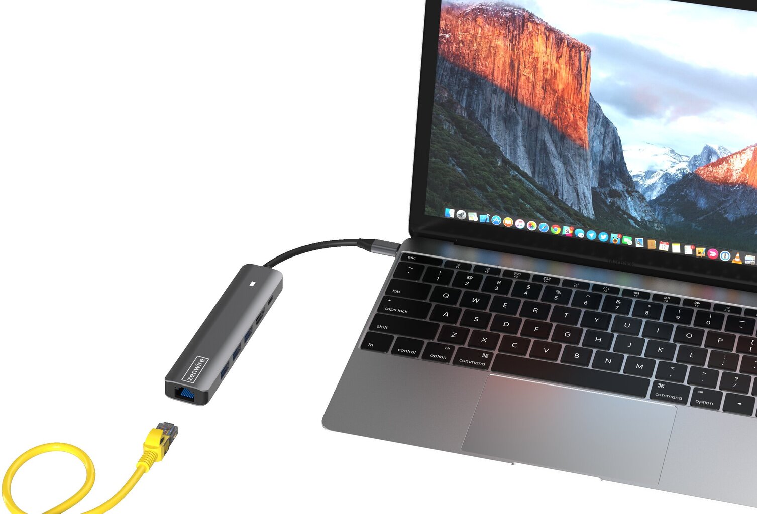 HUB USB-C-sovitin 7W1 Zenwire HDMI 4K hinta ja tiedot | Adapterit | hobbyhall.fi