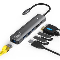 HUB USB-C-sovitin 7W1 Zenwire HDMI 4K hinta ja tiedot | Zenwire Tietokoneet ja pelaaminen | hobbyhall.fi