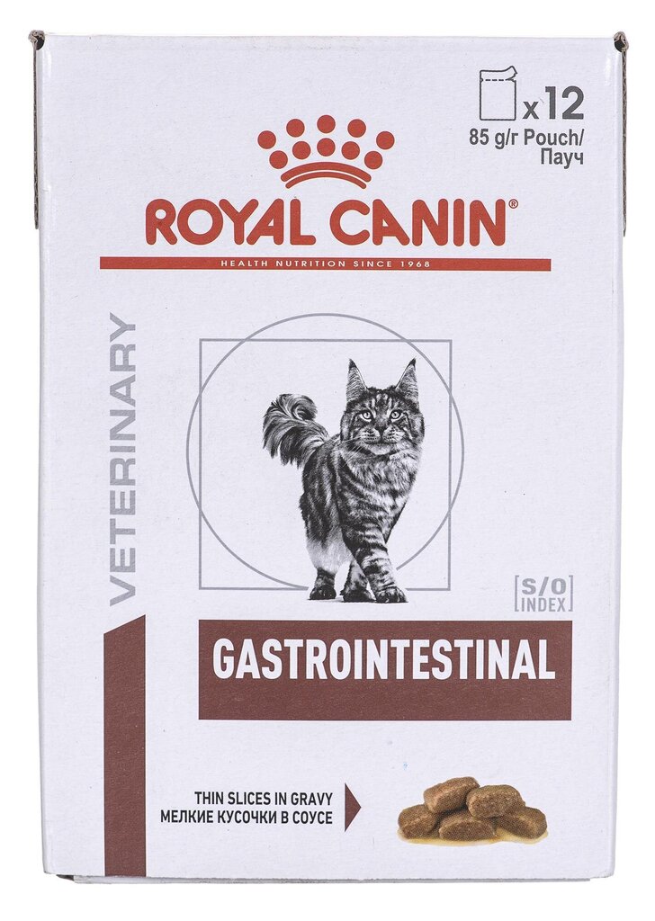 Royal Canin Gastro Intestinal purkki aikuisille kissoille, 85 g. hinta ja tiedot | Kissanruoka | hobbyhall.fi