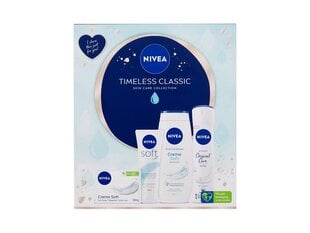 Kosmetiikkasetti Nivea: saippua, 100 g + suihkugeeli, 250 ml + antiperspiranttisuihke, 150 ml + vartalovoide, 75 ml hinta ja tiedot | Suihkusaippuat ja suihkugeelit | hobbyhall.fi