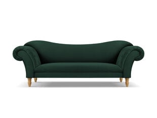Sohva Windsor & Co Juno, 236x96x86 cm, tummanvihreä/kulta hinta ja tiedot | Sohvat ja vuodesohvat | hobbyhall.fi