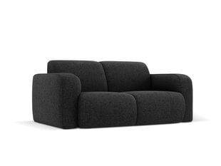 Kahden hengen sohva Windsor & Co Lola, 170x95x72 cm, musta hinta ja tiedot | Sohvat ja vuodesohvat | hobbyhall.fi
