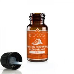 100 % luonnollinen veriappelsiinin eteerinen öljy BIOCOS Academy, 5 ml hinta ja tiedot | Eteeriset ja kosmeettiset öljyt | hobbyhall.fi