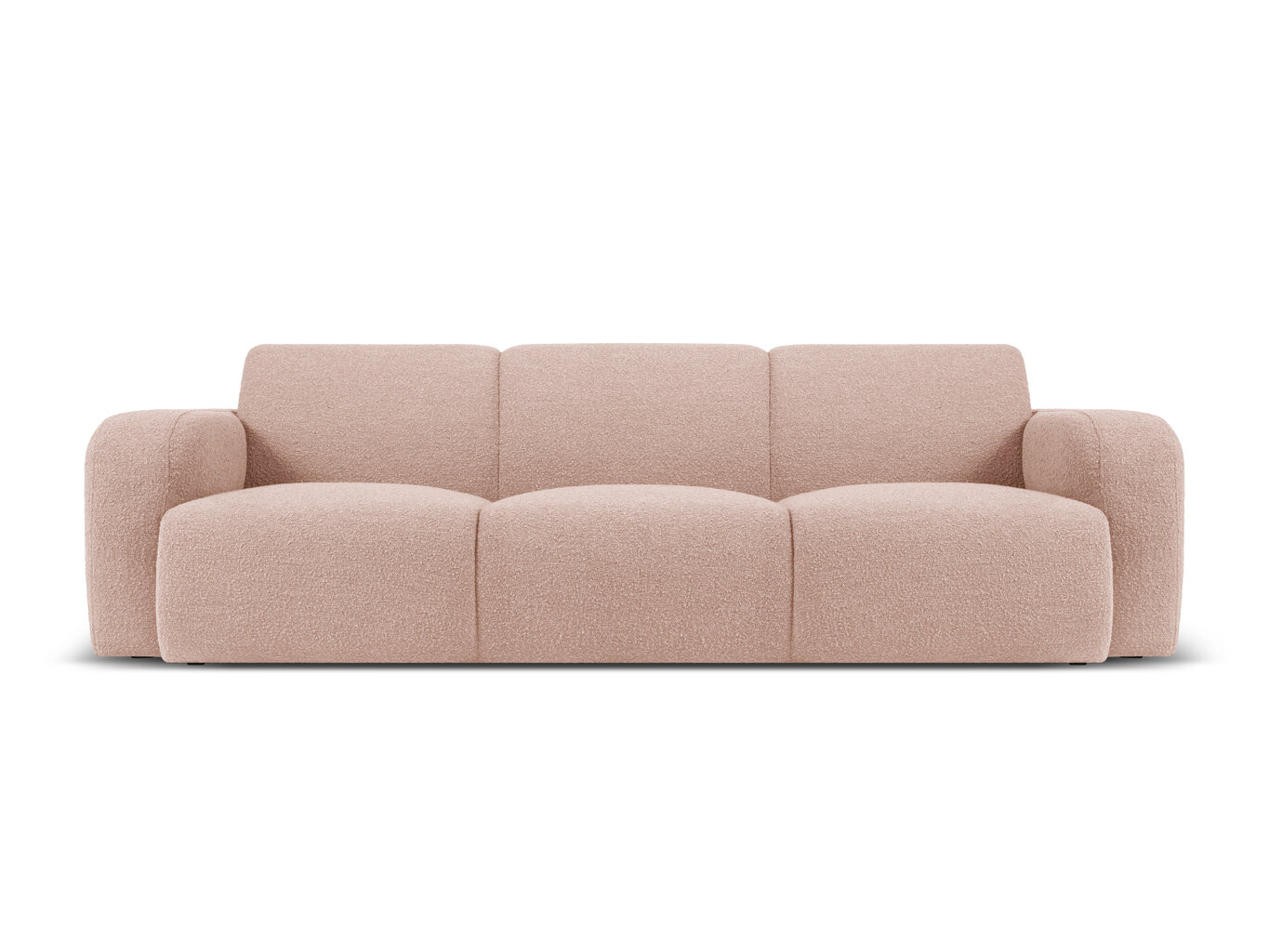 Kolmen istuttava sohva Windsor & Co Lola, 235x95x72 cm, roosa hinta ja tiedot | Sohvat ja vuodesohvat | hobbyhall.fi