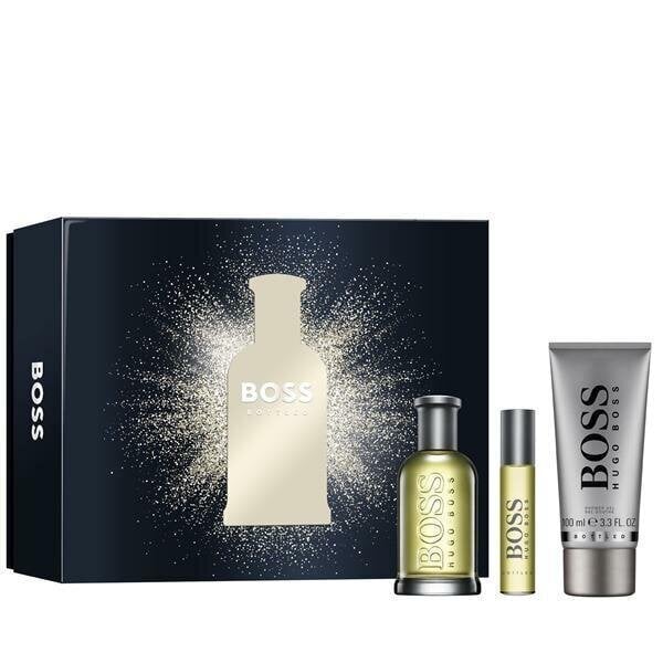 Setti Hugo Boss Bottled miehille: EDT 100 ml + EDT 10 ml + suihkugeeli, 100 ml hinta ja tiedot | Miesten hajuvedet | hobbyhall.fi