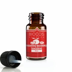 100 % luonnollinen punamandariini (tangeriini) eteerinen öljy BIOCOS Academy, 10 ml hinta ja tiedot | Eteeriset ja kosmeettiset öljyt | hobbyhall.fi