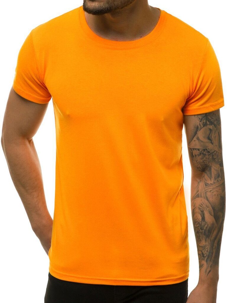 Miesten t-paita vaalean oranssi Loget hinta ja tiedot | Miesten T-paidat | hobbyhall.fi