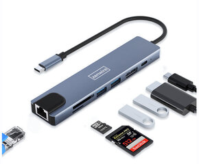 Adapteri 8in1 USB-C DisplayPort Zenwire hinta ja tiedot | Zenwire Tietokoneet ja pelaaminen | hobbyhall.fi