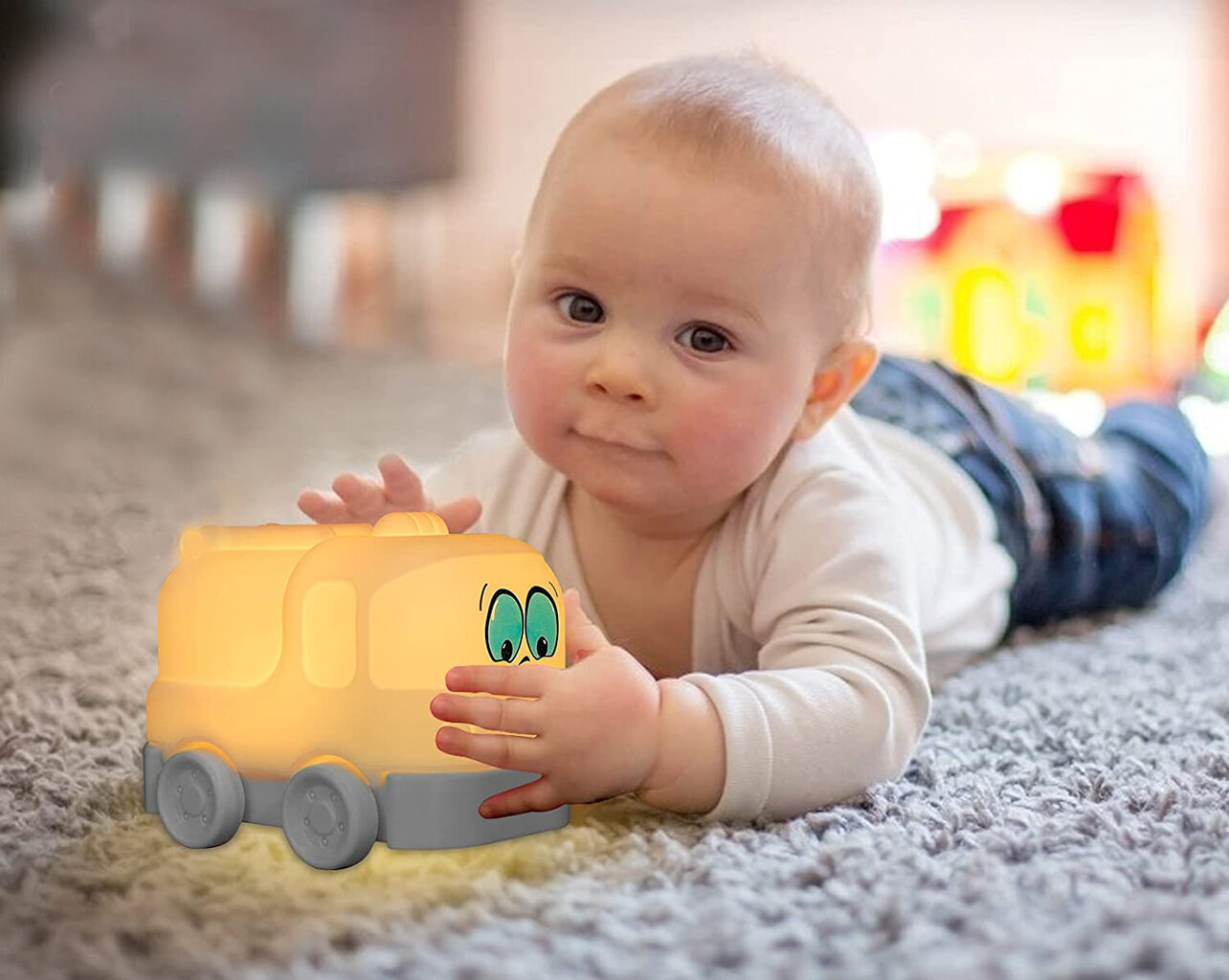 Lasten yövalo paloauto LED hinta ja tiedot | Lastenhuoneen valaisimet | hobbyhall.fi