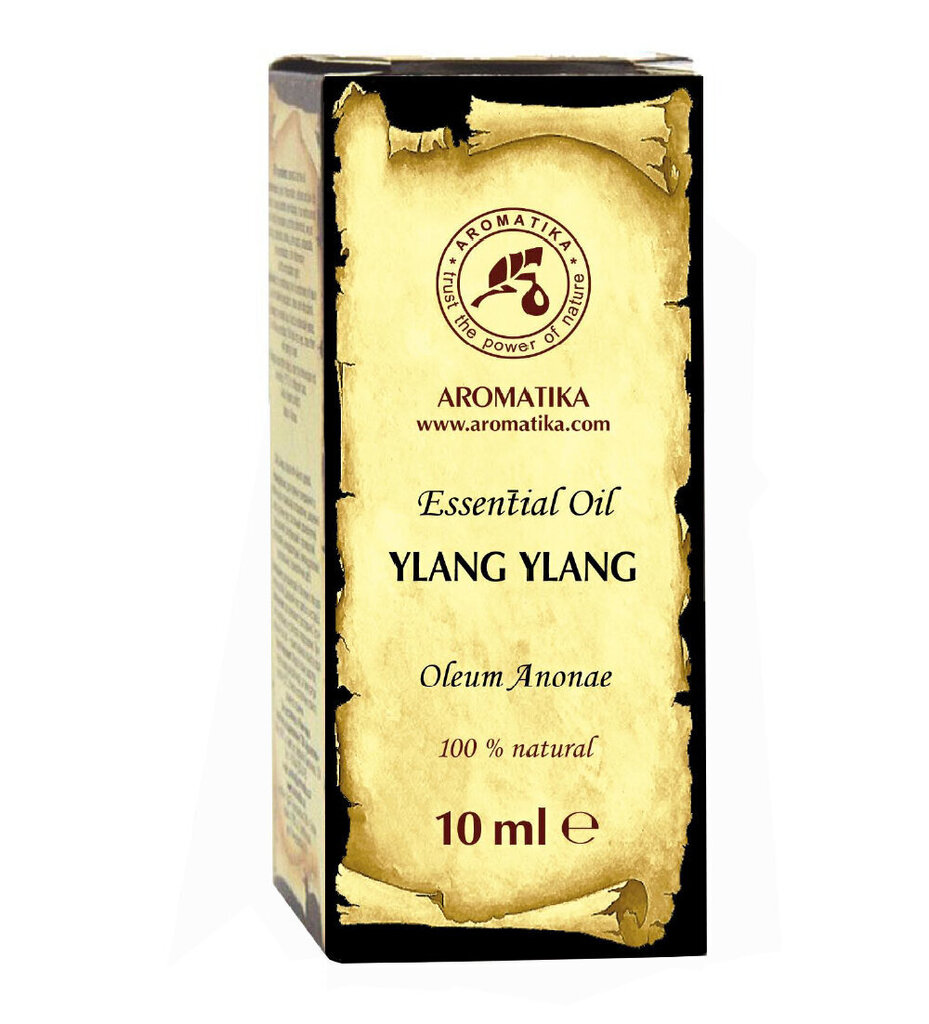 Ylang Ylang Tuoksukankaan eteerinen öljy Aromatics, 10 ml hinta ja tiedot | Eteeriset ja kosmeettiset öljyt | hobbyhall.fi