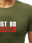 Miesten khaki paita Just do nothing hinta ja tiedot | Miesten T-paidat | hobbyhall.fi