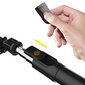 Selfie Stick - irrotettavalla bluetooth-kaukosäätimellä ja jalustalla - K07, melna hinta ja tiedot | Selfie-tikut ja -telineet | hobbyhall.fi