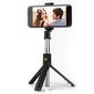 Selfie Stick - irrotettavalla bluetooth-kaukosäätimellä ja jalustalla - K07, melna hinta ja tiedot | Selfie-tikut ja -telineet | hobbyhall.fi