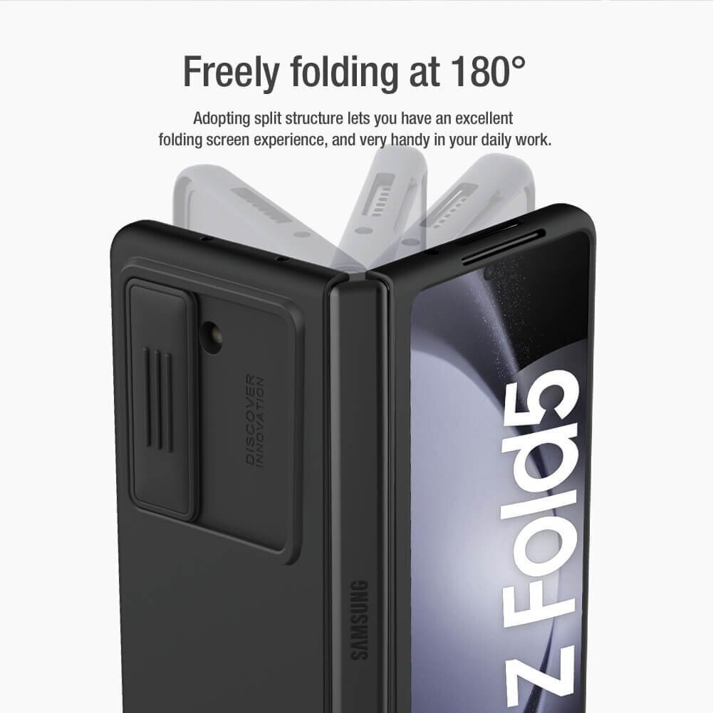 Nillkin CamShield Silky Silicone - Samsung Galaxy Z Fold 5 5G hinta ja tiedot | Puhelimen kuoret ja kotelot | hobbyhall.fi