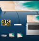 USB-C HDMI RJ45 Ethernet SD Hub 9in1 Macbook Air Pro M1 Zenwire hinta ja tiedot | Adapterit | hobbyhall.fi
