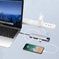 USB-C HDMI RJ45 Ethernet SD Hub 9in1 Macbook Air Pro M1 Zenwire hinta ja tiedot | Adapterit | hobbyhall.fi