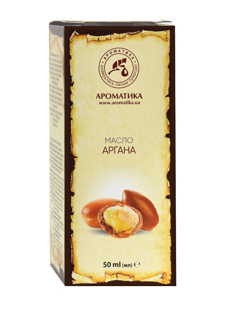 Luonnollinen kasvi-arganöljy Aromatics, 50 ml. hinta 