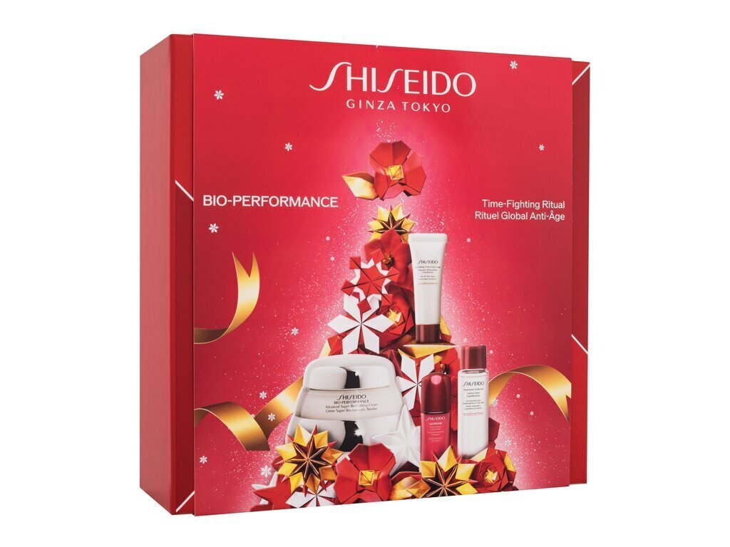 Shiseido-setti: päivävoide, 50 ml + puhdistava kasvovaahto, 15 ml + kasvovesi, 30 ml + kasvoseerumi, 10 ml hinta ja tiedot | Kasvovoiteet | hobbyhall.fi